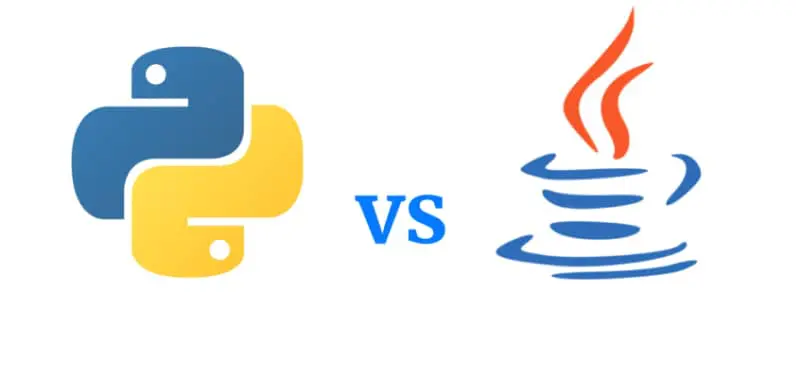 Python logo vs Java logo